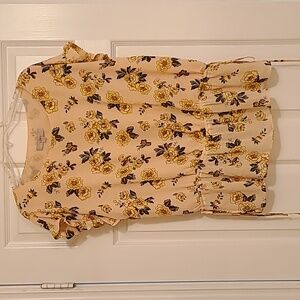 LOFT Floral Blouse